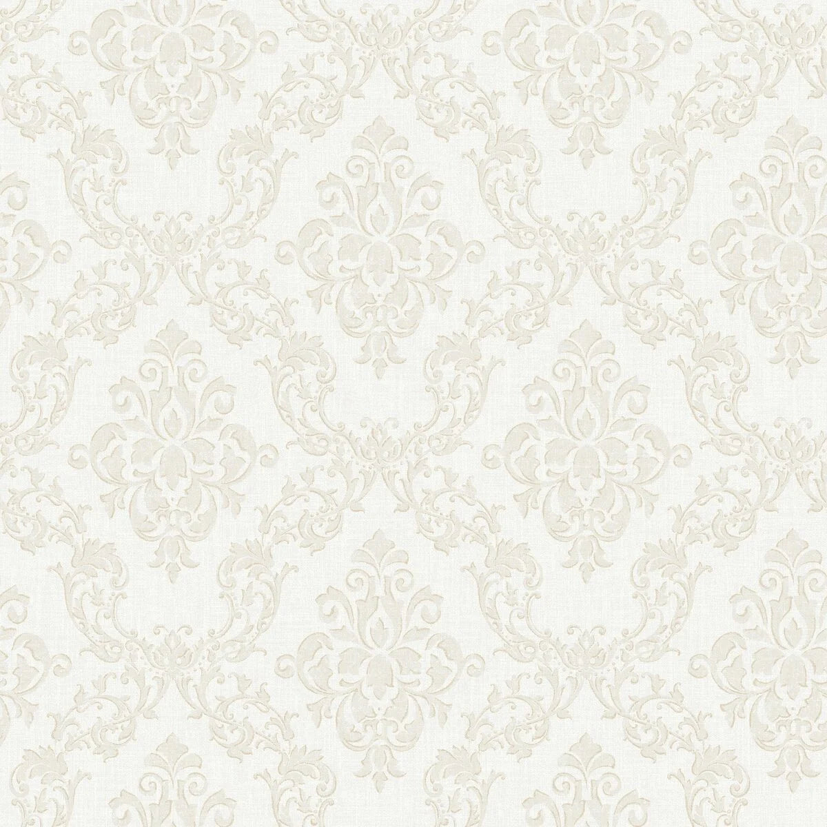  Colored in a soft grey and beige with accents of gold, our Ottilia wallpaper adds a touch of luxury and interest to chic and stylish interiors. 