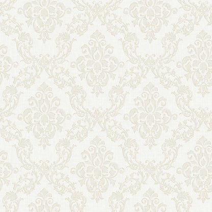  Colored in a soft grey and beige with accents of gold, our Ottilia wallpaper adds a touch of luxury and interest to chic and stylish interiors. 