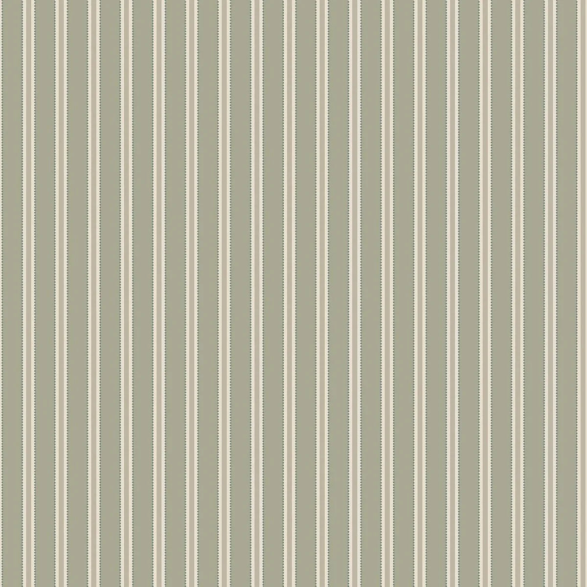 Pärlband wallpaper has a traditional Swedish pattern of dotted stripes that resemble strands of pearls.